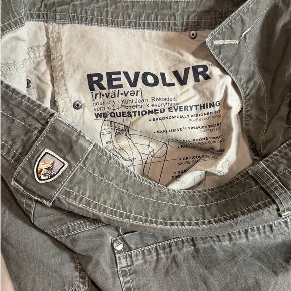 Kuhl Revolvr 36W 30L Men's Olive Green Outdoor Tactical Hiking Olive Green Pants - Picture 11 of 14